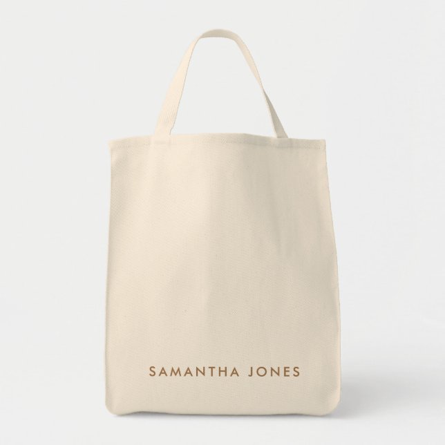 Tote Bag Moderne minimaliste (Devant)