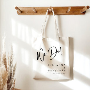 Tote Bag Moderne Nous Faisons Élégant Texte Personnalisé De