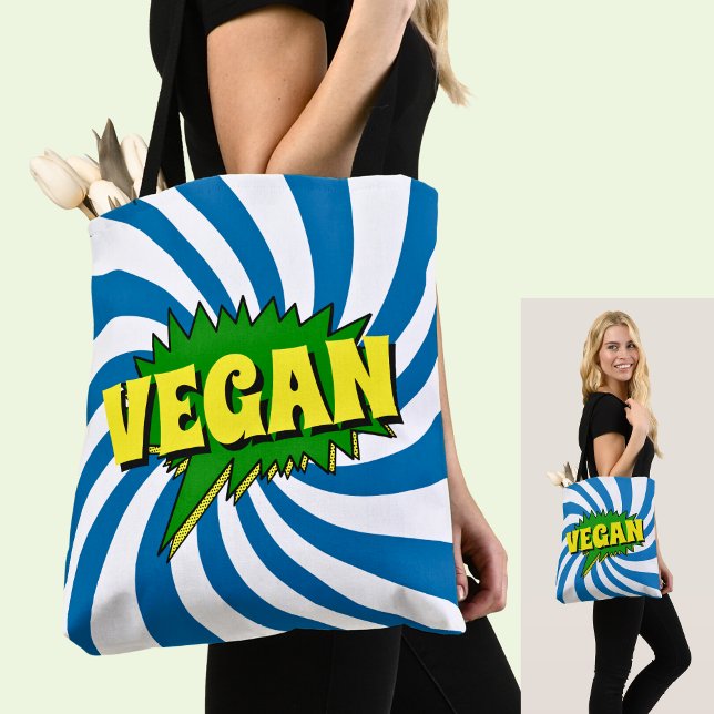 Tote Bag Modifier le texte ou ajouter le nom Comic Book Sty (Créateur téléchargé)