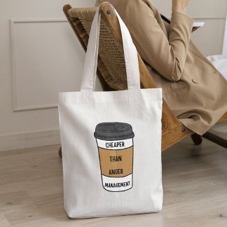 Tote Bag Moins Cher Que La Gestion De La Colère - Crêque À 