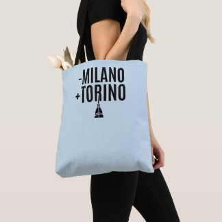 Tote Bag Moins de Milan, Plus de Turin - Ironie Savoyarde