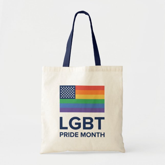 Tote Bag Mois de la fierté LGBT | États-Unis (Devant)