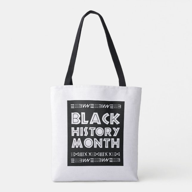 Tote Bag Mois de l'histoire des Noirs Conception graphique  (Dos)