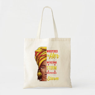 Tote Bag Mois De L'Histoire Noire Africaine Femme Afro Je S