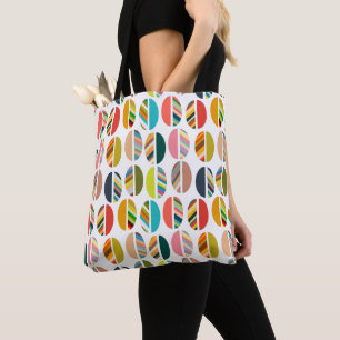 Tote Bag Moitié ovale rayée