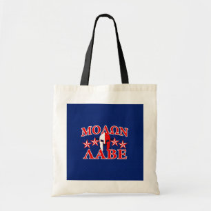 Tote Bag Molon Labe Spartan Warrior Mask 5 étoiles Patriot
