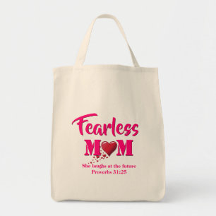 Tote Bag MOM SANS PEUR   Proverbes 31