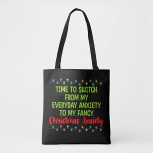 Tote Bag Moment de passer de mon anxiété quotidienne à mon 