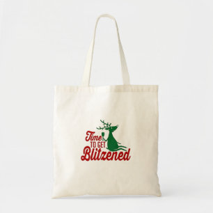 Tote Bag Moment de se faire Blitzener Noël Renne 