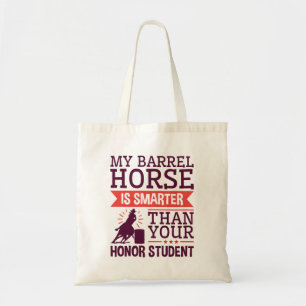 Tote Bag Mon cheval de baril est plus drôle Funny Barrel Ra