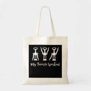 Tote Bag Mon Entraînement préféré Vin Lover Idea Gym
