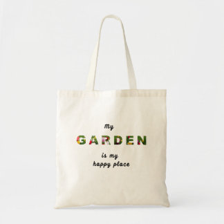 Tote Bag Mon jardin est mon endroit heureux