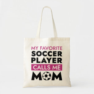 Tote Bag Mon Joueur De Football Favori M'Appelle Maman