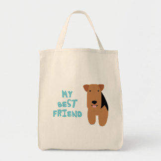 Tote Bag Mon meilleur ami gallois Terrier