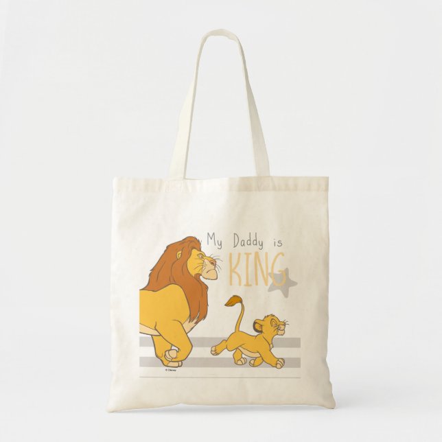 Tote Bag Mon papa est roi (Devant)