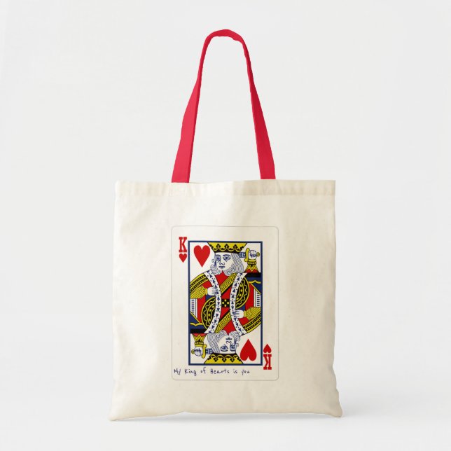 Tote Bag Mon Roi des Coeurs [est-ce vous] (Devant)