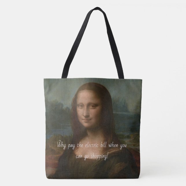 Tote Bag mona lisa (Devant)