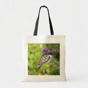 Tote Bag Monarque papillon sur Buddleia pourpre