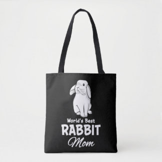 Tote Bag Monde meilleur lapin maman lapin mère lapin