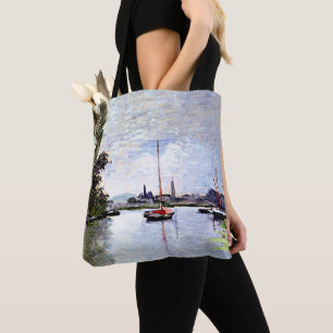 Tote Bag Monet - Argenteuil, vu du petit bras de Seine,