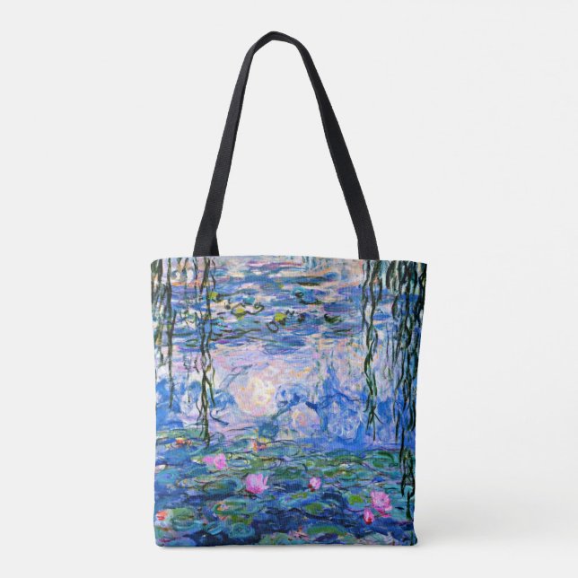 Tote Bag Monet - Lys d'eau, 1919, rose (Dos)