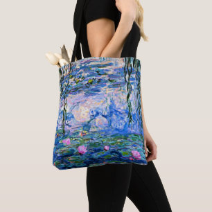 Tote Bag Monet - Lys d'eau, 1919, rose