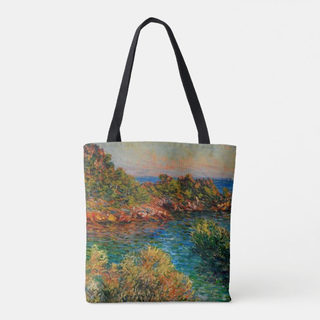 Tote Bag Monet - Près de Monte Carlo (Dos)