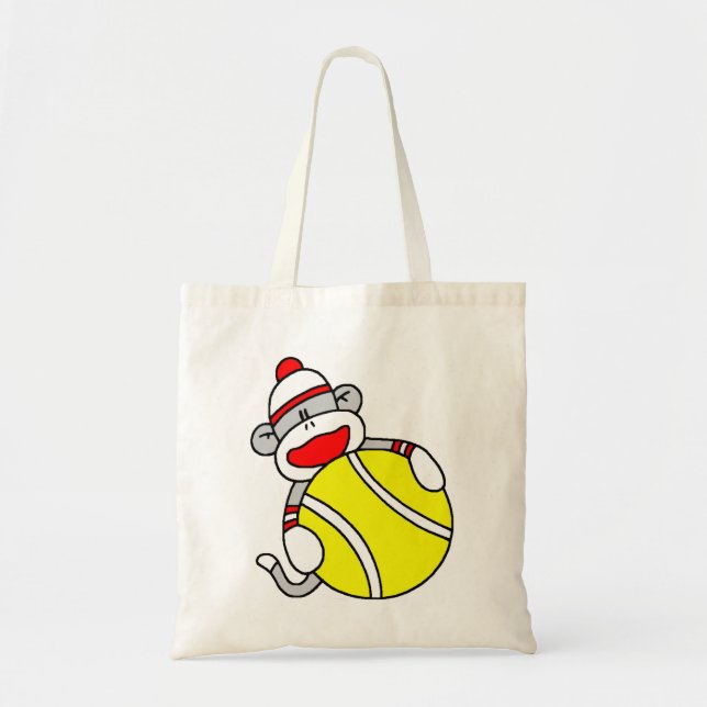 Tote Bag Monkey de tennis (Devant)