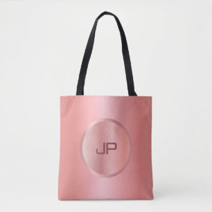 Tote Bag Monogram Rose Rose Or Modèle moderne tendance
