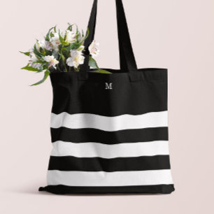 Tote Bag Monogramme   Bandes Chic