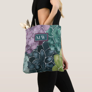 Tote Bag Monogramme Bonheur des Plantes Grow Harvest Lo