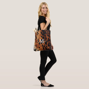 Tote Bag Monogramme Brown de vache