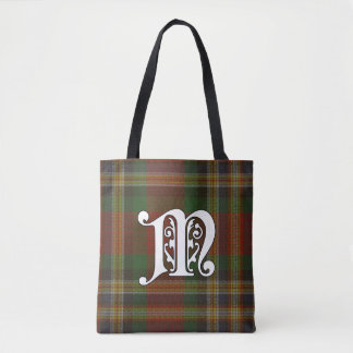 Tote Bag Monogramme de MacGill Clan Tartan
