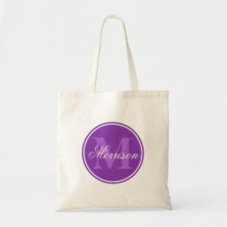 Tote Bag Monogramme de prestige pourpre