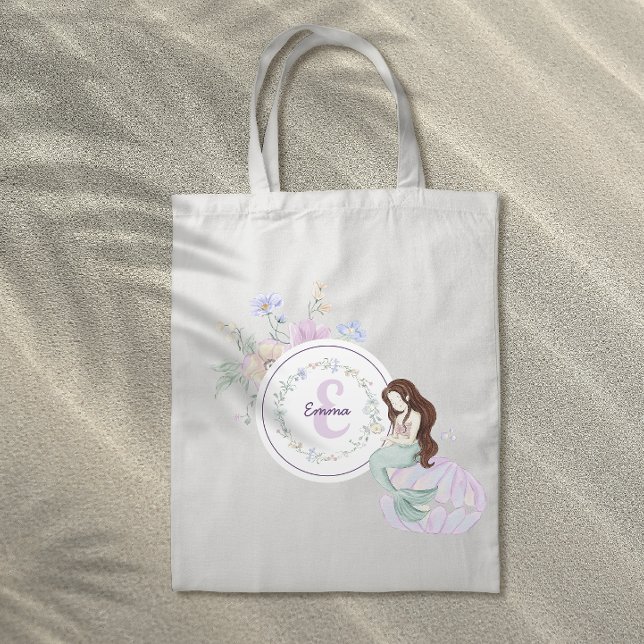 Tote Bag Monogramme de sirènes lunaires (Créateur téléchargé)