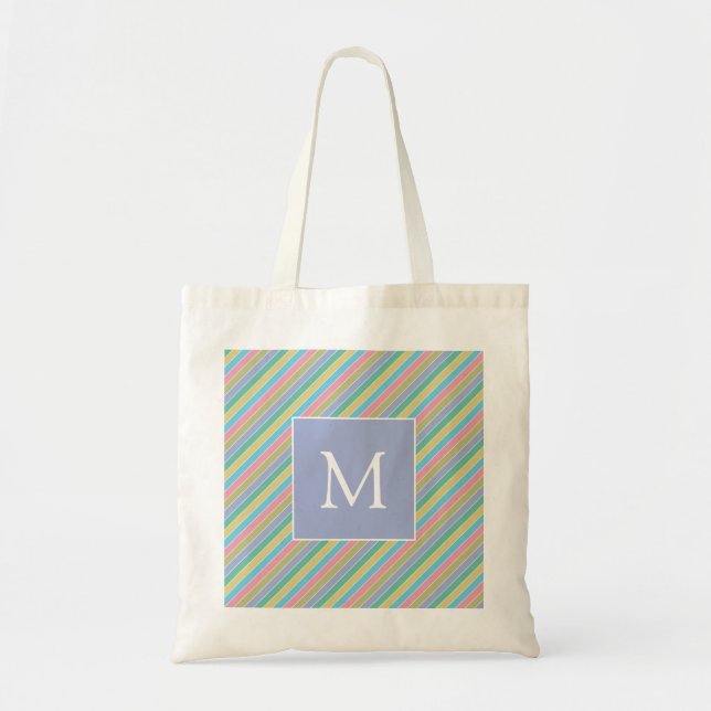Tote Bag Monogramme Diagonal Diagonal cool Élégant (Devant)