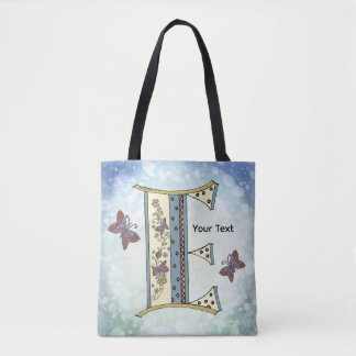 Tote Bag Monogramme floral E