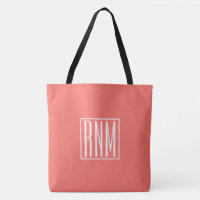 Monogramme initial | Blanc Sur Le Corail