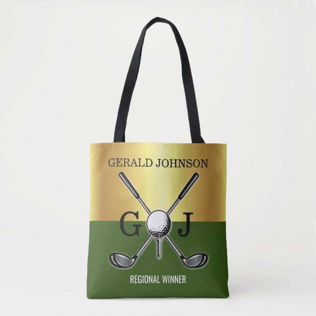 Tote Bag Monogramme minimaliste sur mesure (Devant)