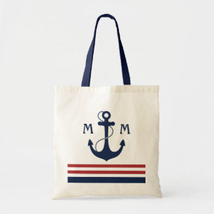 Tote Bag Monogramme nautique