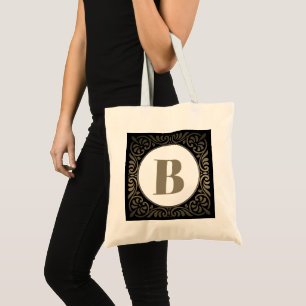 Tote Bag Monogramme Noir