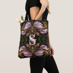 Tote Bag Monogramme personnalisé initial nom Dame Sandale F