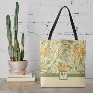 Tote Bag Monogramme Ribbon Honeysuckie Motif