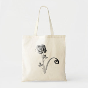 Tote Bag Monogramme V manuscrit avec Rose