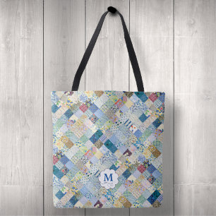 Tote Bag Monogramme Vintage