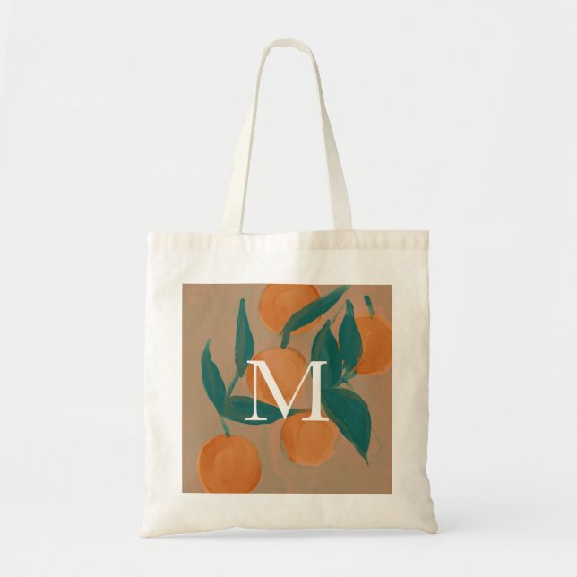 Tote Bag Monogramme vintage Fruit Budget Vintage Fourre-tou (Devant)