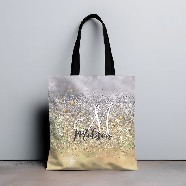 Tote Bag Monographie des étoiles de Parties scintillant or  (Créateur téléchargé)