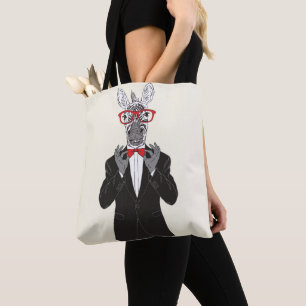 Tote Bag Monsieur de zèbre