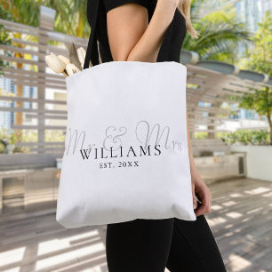 Tote Bag Monsieur et Madame Mariage établi