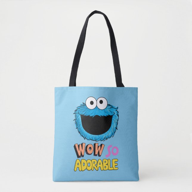 Tote Bag Monster à la fin de cette histoire | Cookie Monste (Devant)